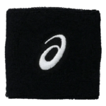 Asics Black Unisex Wristbands X2