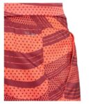 Men`s Club Graphic 7 inch Tennis Short Semi Lucid Red and Shadow Red - Image 4