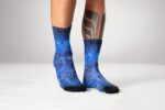 Floky S-MASH 3D Fantasy Socks Blue Supernova - Image 7