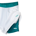 Women's PRO Shorts White/Ivy Green - Image 9