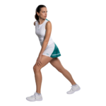 Women's PRO Skirt White/Ivy Green - Image 3